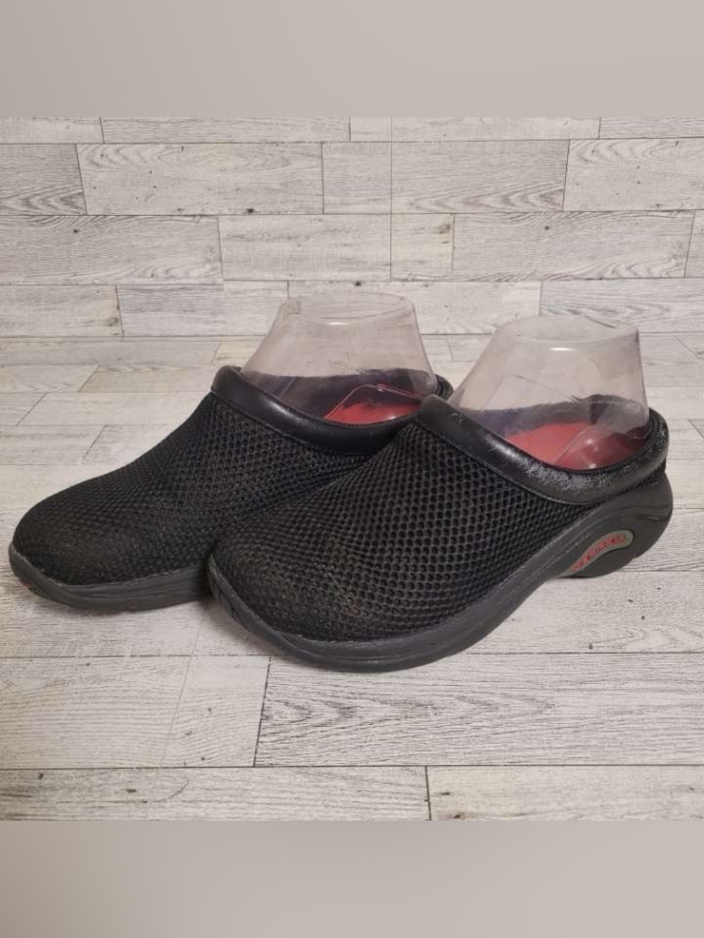 Women’s Merrell Encore Black Mesh Slip On Clogs Shoes Size 5.5